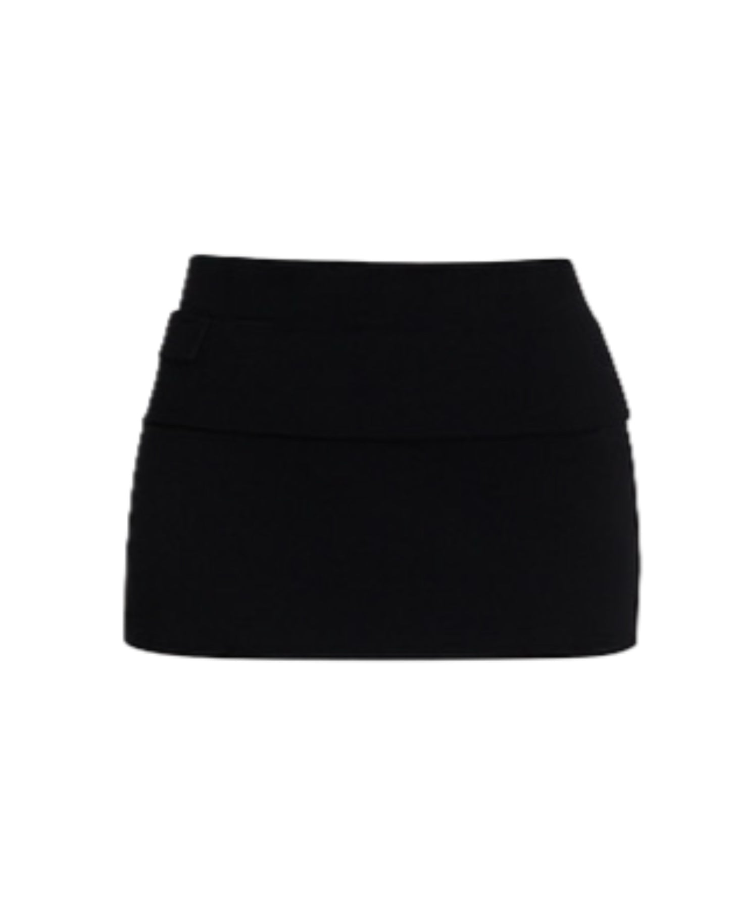 Black Knit Skort