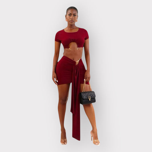 Tawny Skirt Set