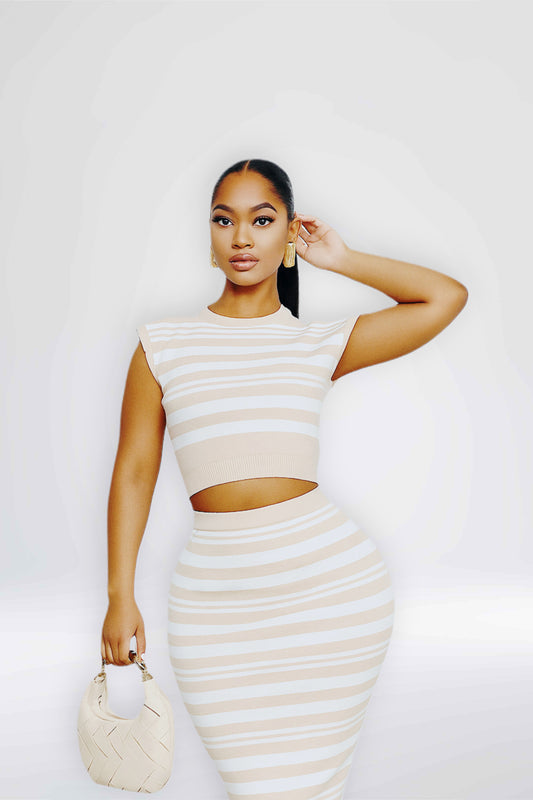 Striped Knit Top